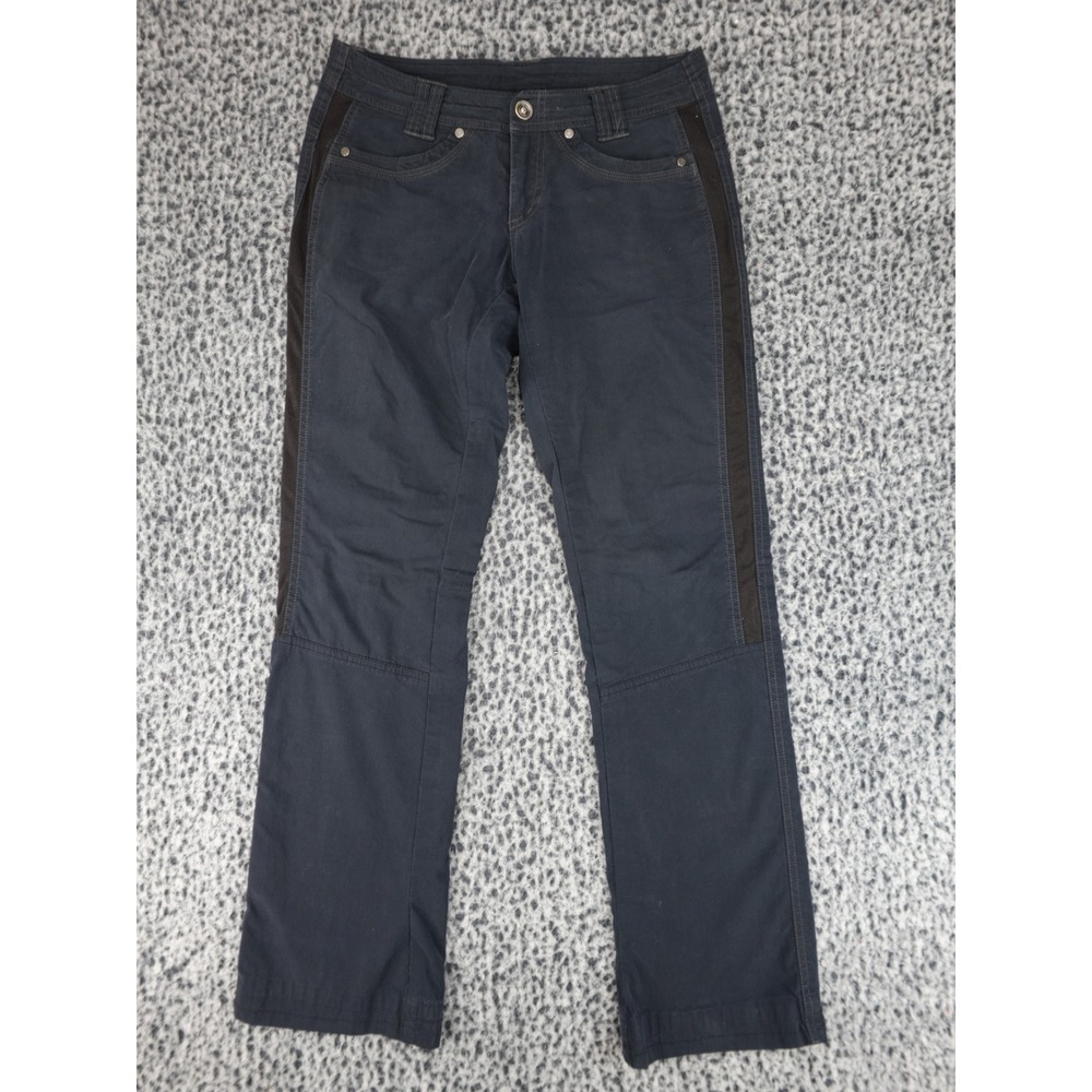 Kuhl Hiking Pants Womens 4 Black Straight Leg Outdoor Mid Rise Gorpcore Utility